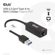 USB 3.2 Gen1 Type-A to RJ45 2.5Gbps Adapter M/F